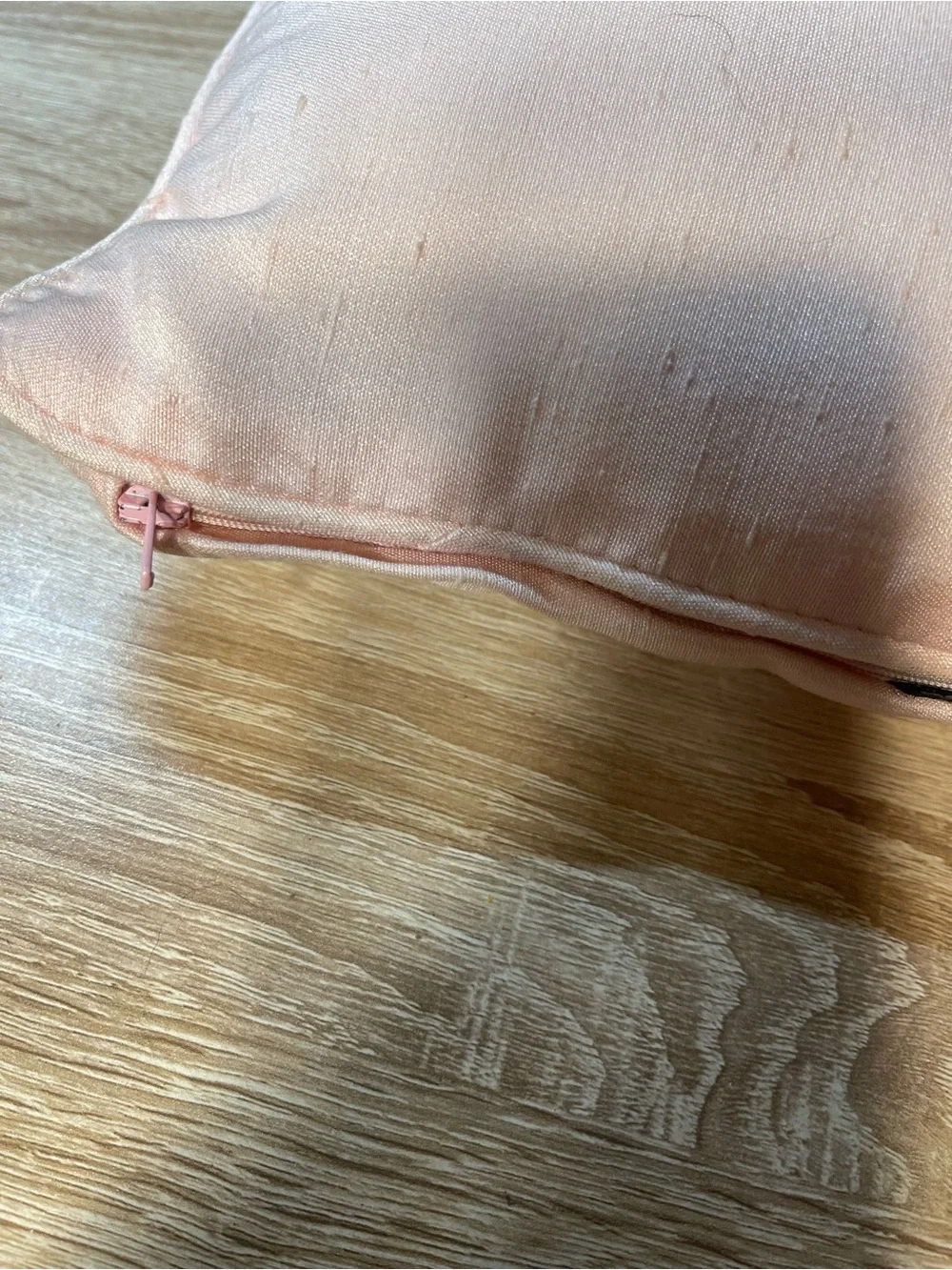Blush Pink Decorative Accent Pillow - Soft Solid Square Cushion
